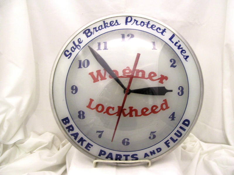 Appraisal: Wagner Lockheed Bubble Face Clock Bubble face clock White background