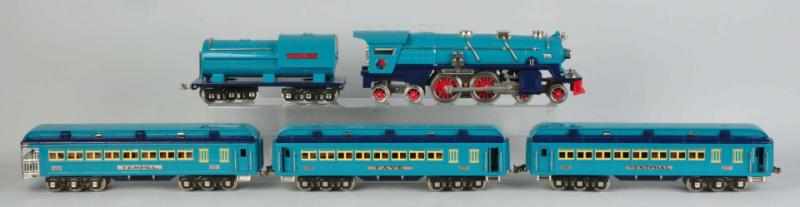 Appraisal: Lionel Lines Blue Comet Passenger Train Set Contemporary Lionel classics