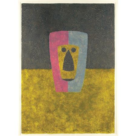 Appraisal: Rufino Tamayo MASCARA Color etching Estimate -