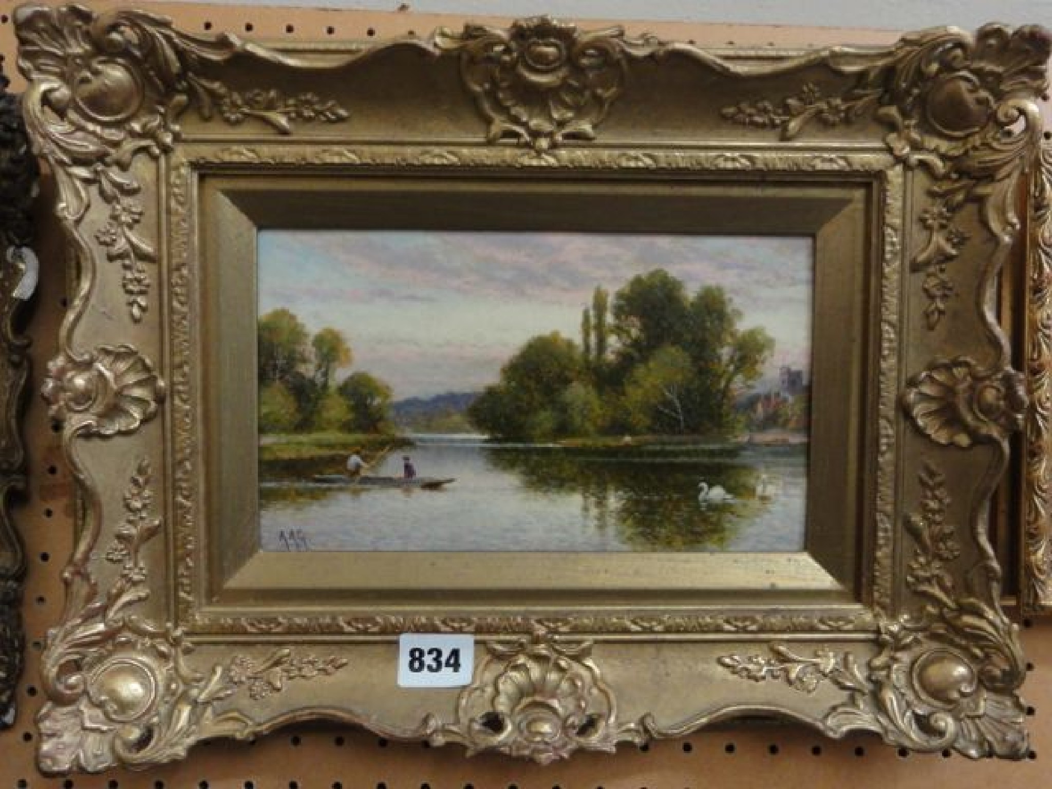 Appraisal: A late th century oil painting on board of a