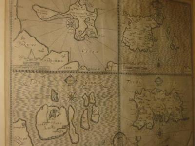 Appraisal: JOHN SPEED Map of Holy Island Guernsey Jersey and Farne