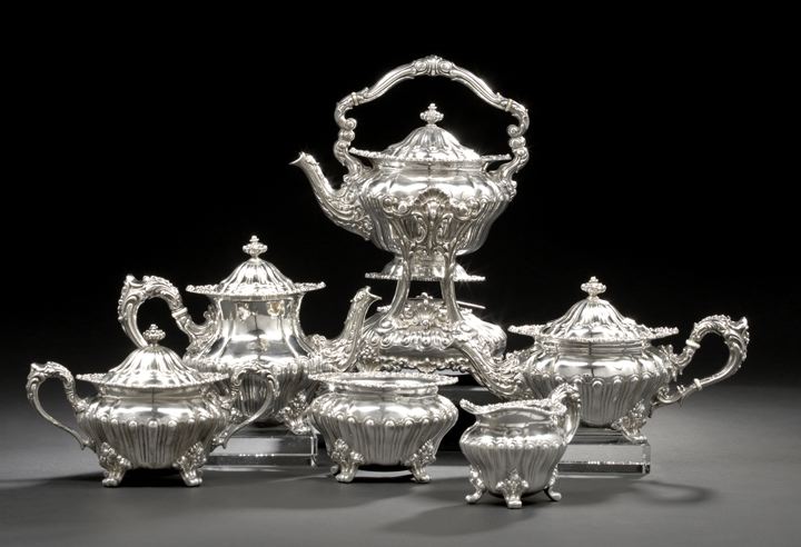 Appraisal: American Six-Piece Sterling Silver Coffee and Tea Service second quarter