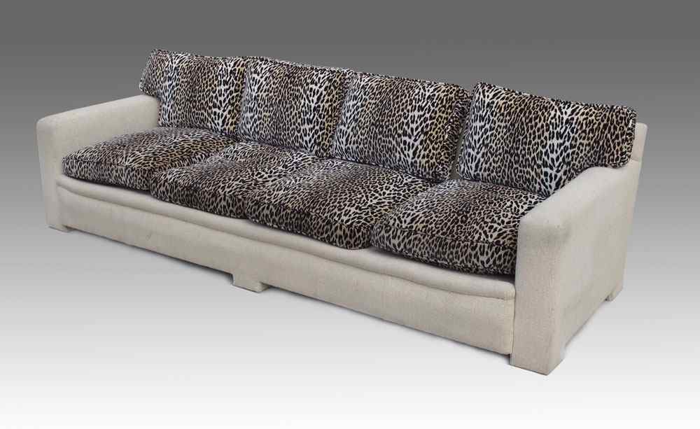 Appraisal: DE ANGELIS CUSTOM SOFA Custom made by the D'Angelis Company