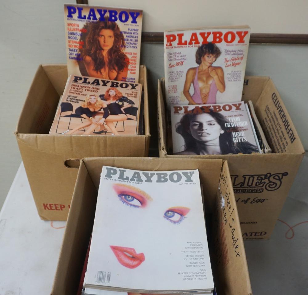 Appraisal: Collection of Vintage Playboy Magazines