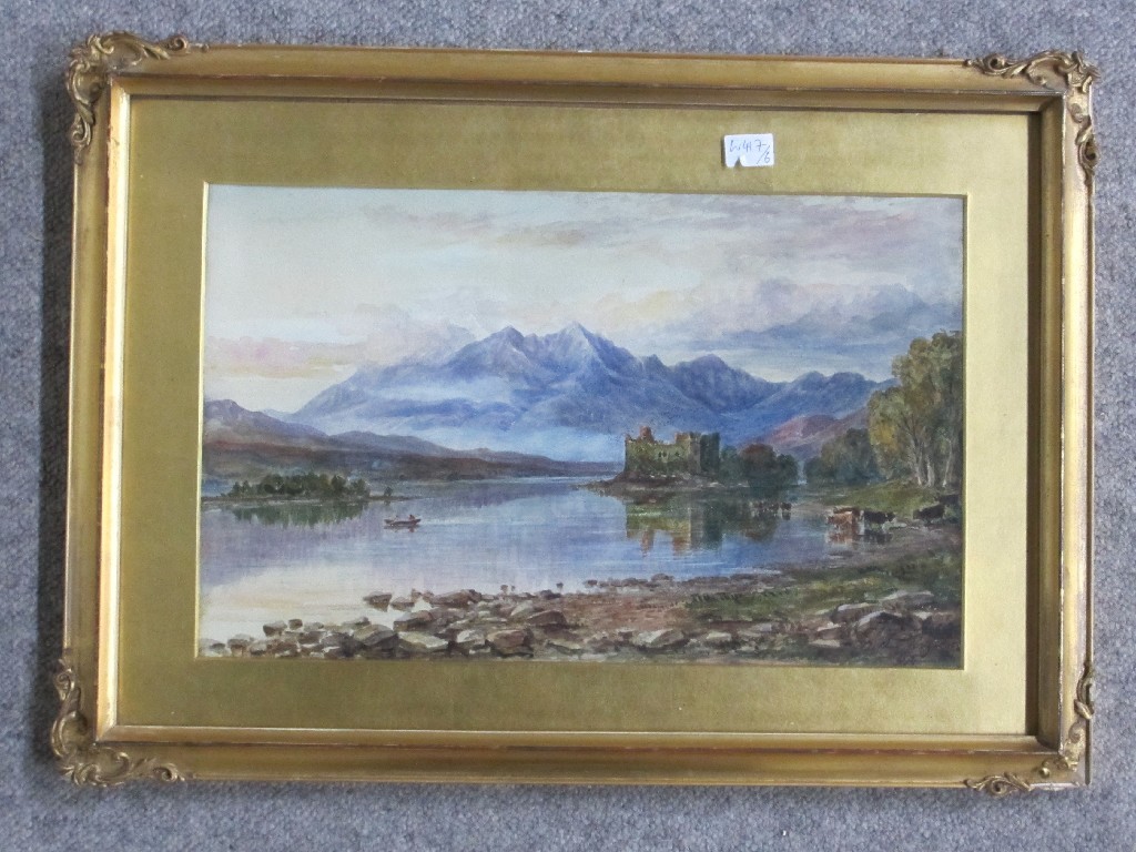 Appraisal: ARTHUR PERIGAL Watercolour 'Loch Awe' signed and entitled and dated