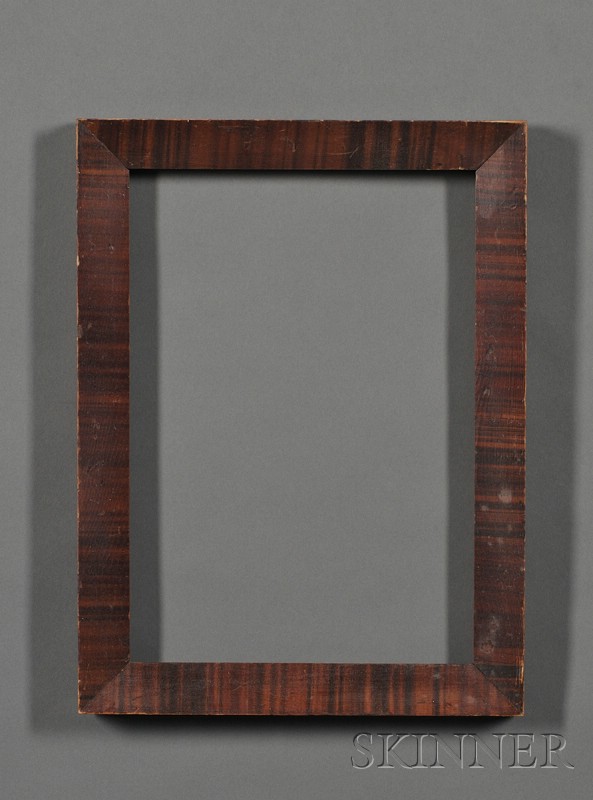 Appraisal: Grain-painted Frame America early th century x inner aperture x