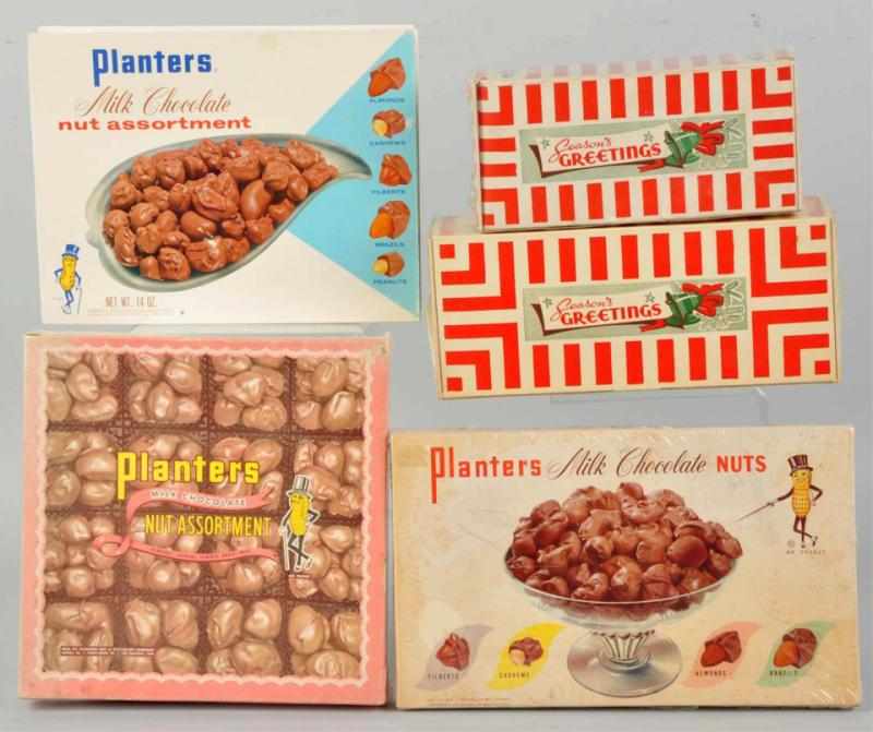 Appraisal: Lot of Planters Peanut Chocolate Boxes One or two have