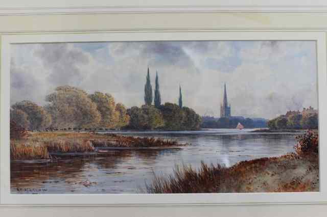 Appraisal: F A MCDONALD'Great Marlow' and 'Hurley Lock' a pair signed