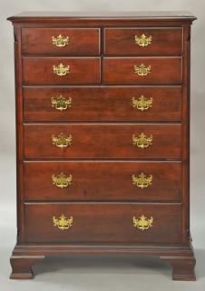 Appraisal: Kincaid tall chest ht wd dp Kincaid tall chest ht