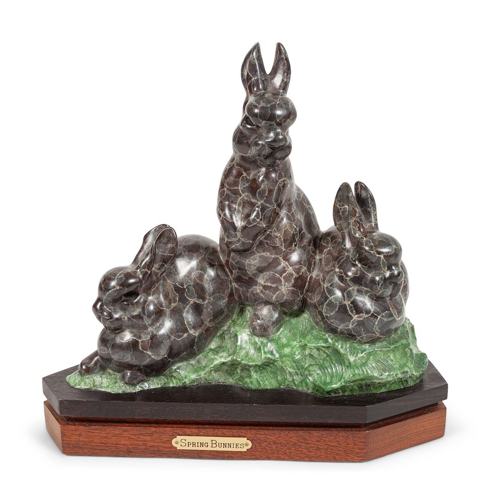 Appraisal: Gerald Balciar American b Spring Bunnies edition Gerald Balciar American