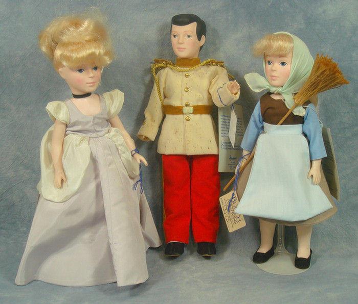 Appraisal: Effanbee Walt Disney Cinderella Dolls inches tall vinyl and plastic