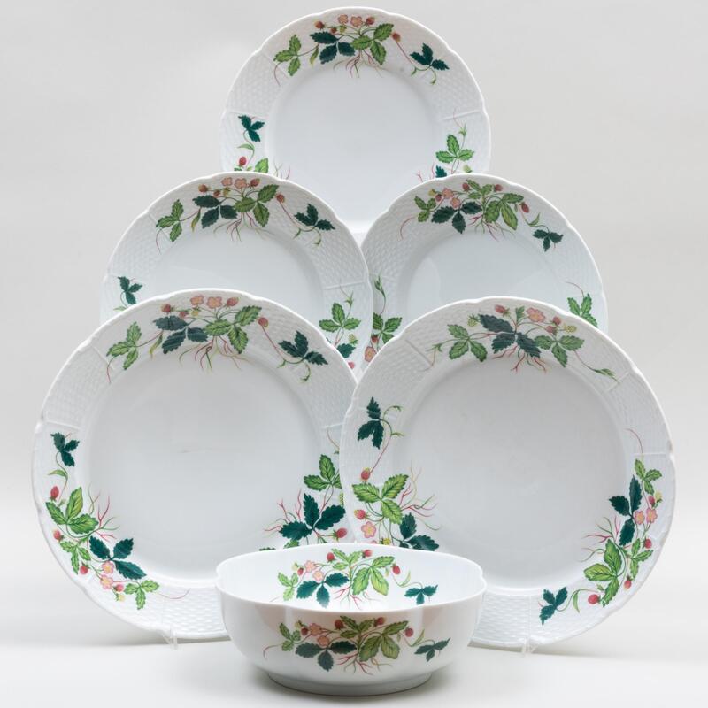 Appraisal: Limoges Porcelain Part Dinner Service in the 'George Sand' Pattern