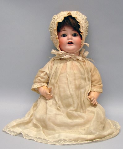 Appraisal: L cir B C M Bergmann Germany character baby Bisque