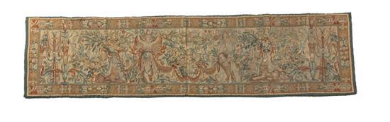 Appraisal: EGYPTIAN REVIVAL WALL HANGING TAPESTRY Rectangular tapestry depicting classical figures