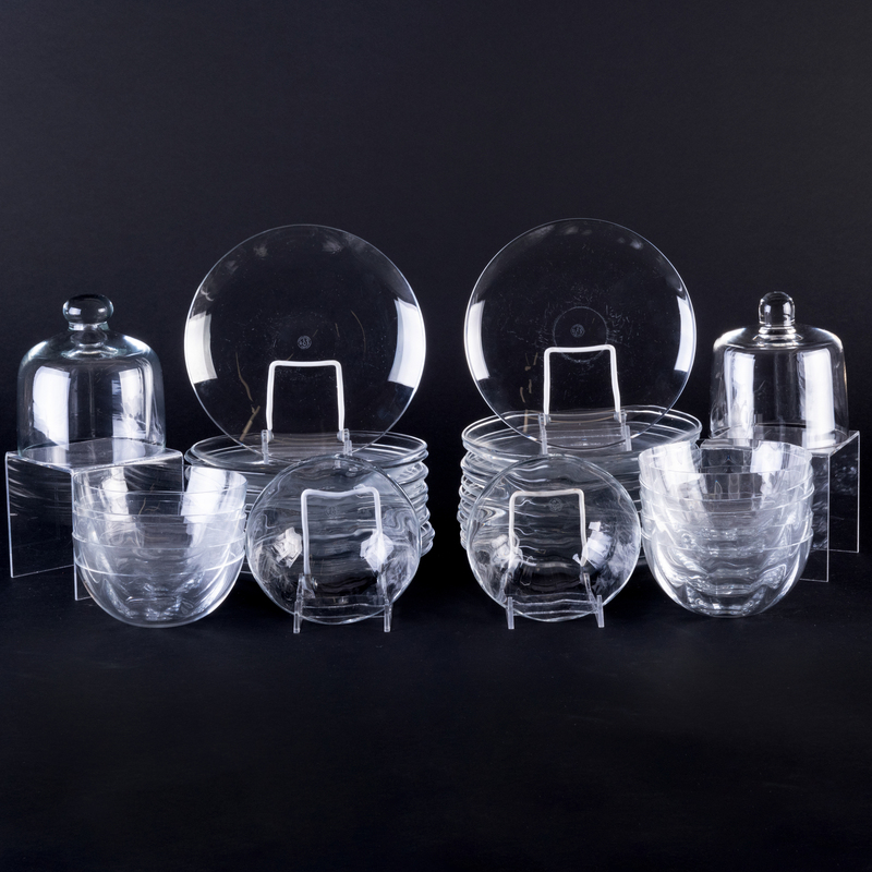 Appraisal: Group of Baccarat Glassware Acid stamp Comprising Eleven small bowlsTwenty-six