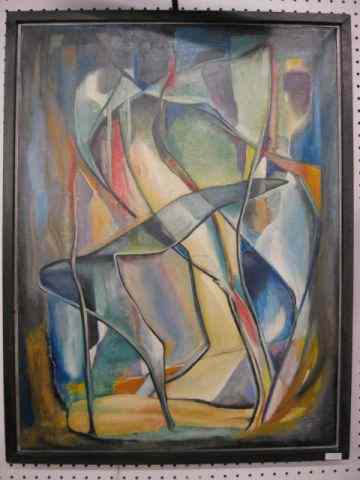 Appraisal: Elanore Winget Oil ''Glass Forest'' Maryland artist on canvas ''