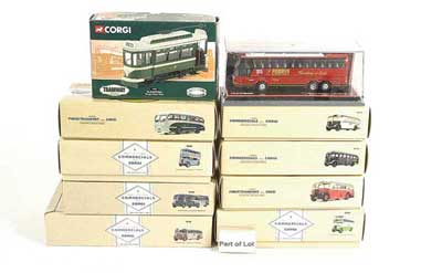 Appraisal: Corgi Classics a quantity of Commercial Vehicles including AEC Regal