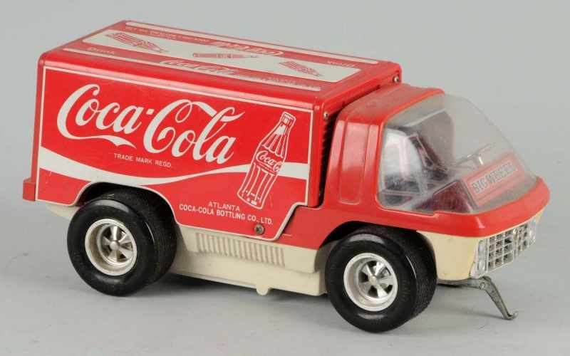 Appraisal: Coca-Cola Big Wheel Truck Toy Description Nice example with only