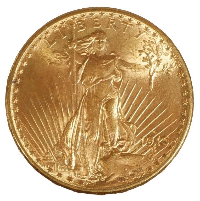 Appraisal: -S ST GAUDENS GOLD PIECEUS gold double eagle s See