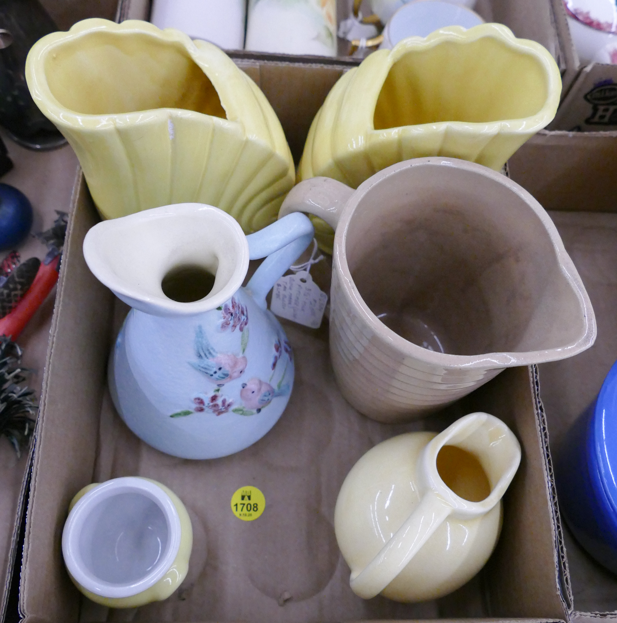 Appraisal: Box American Pottery Pitchers