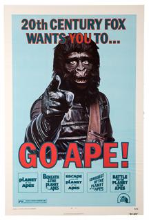 Appraisal: Go Ape th Century Fox R- One sheet x Festival