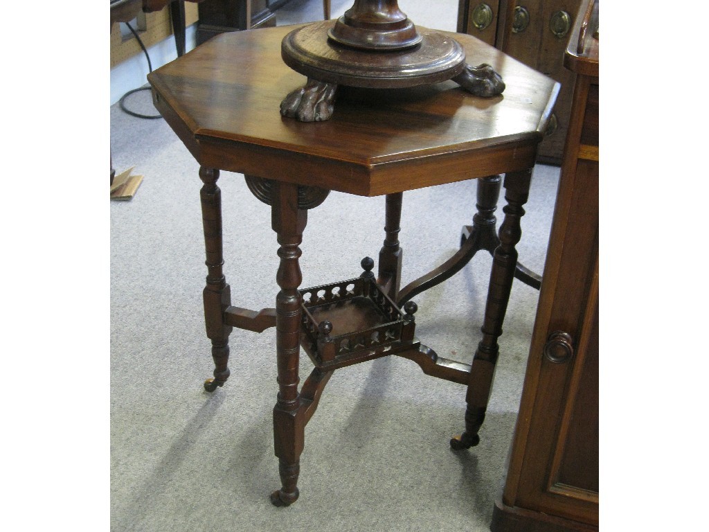 Appraisal: Octagonal occasional table