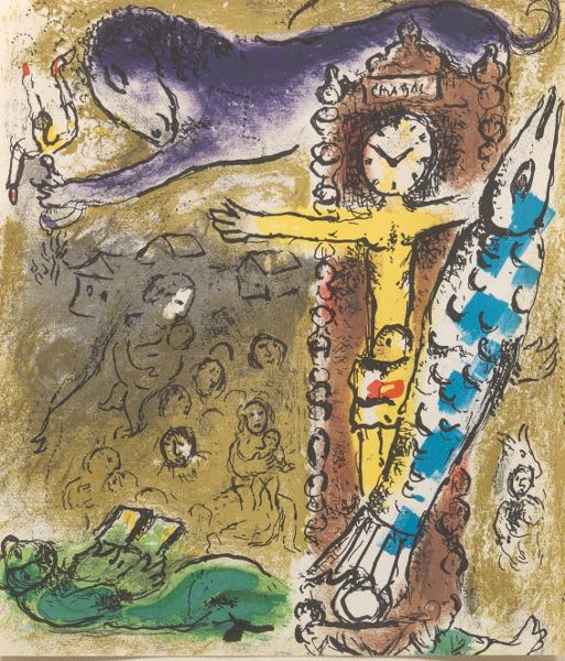 Appraisal: AFTER MARC CHAGALL RUSSIAN FRENCH - x Le Christ a