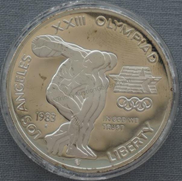 Appraisal: Uncirculated - Commemorates the Los Angeles XXIII Olympiad Minted in