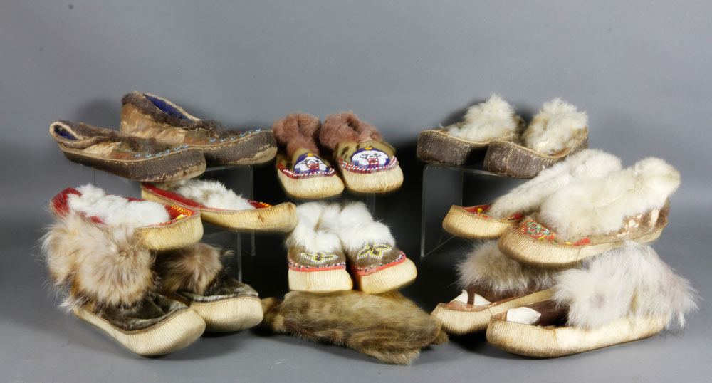 Appraisal: - Collection of Inuit Boots Collection of Inuit boots Provenance