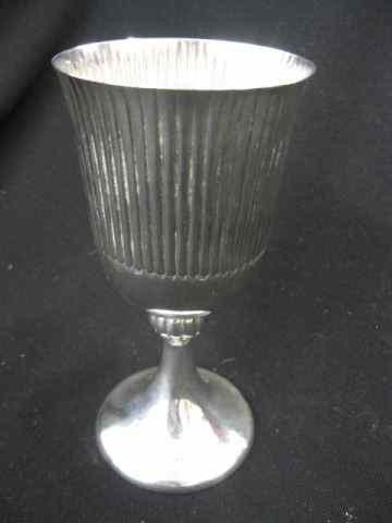 Appraisal: Gorham Sterling Silver Goblet ribbed top on pedestal base model