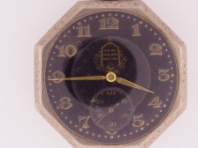 Appraisal: Waltham S octagonal WGF OF case dial reads Ask The