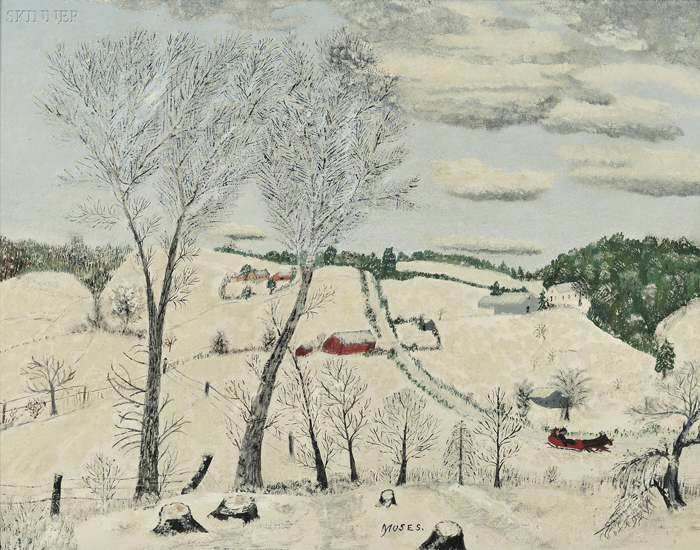 Appraisal: Anna Mary Robertson called Grandma Moses American - A Blanket