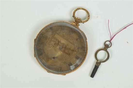 Appraisal: OPEN FACE POCKET WATCH London late th century A ''M