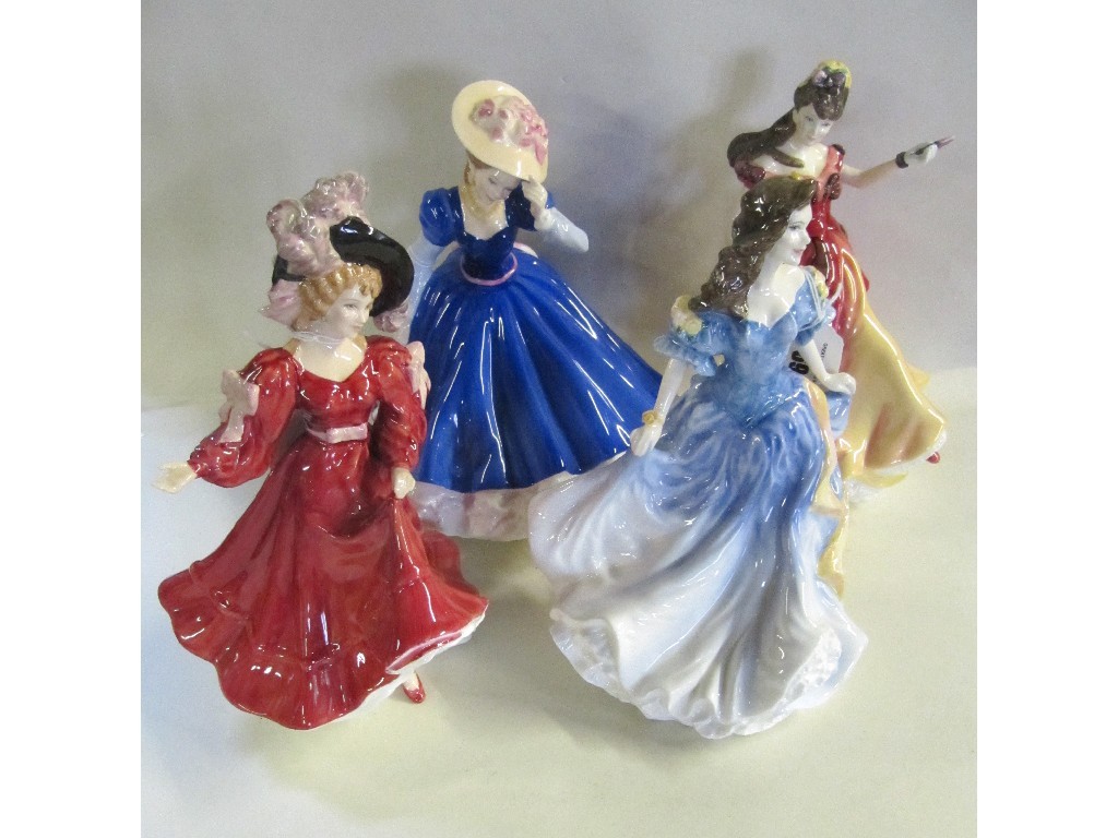 Appraisal: Four Royal Doulton figures Rebecca HN Belle HN Mary HN