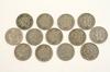 Appraisal: COINS - Lot of thirteen nickel cent pieces