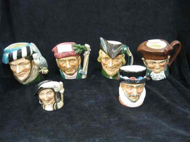 Appraisal: Royal Doulton Character Mugs small a miniature various all excellent