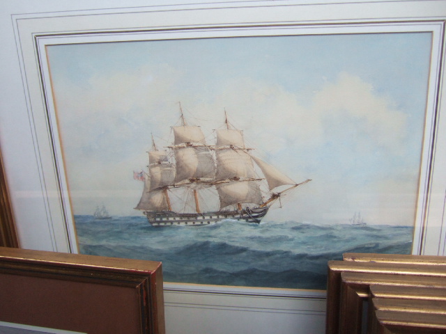 Appraisal: W R Kennedy th th century A three masted ship