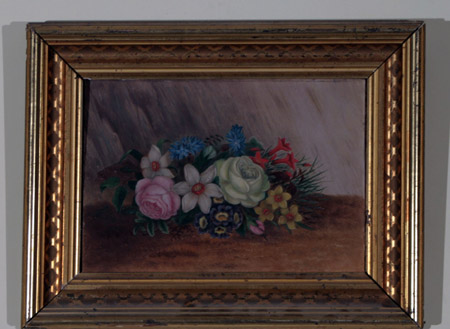 Appraisal: American School Circa Still Life of Flowers Two Works Each