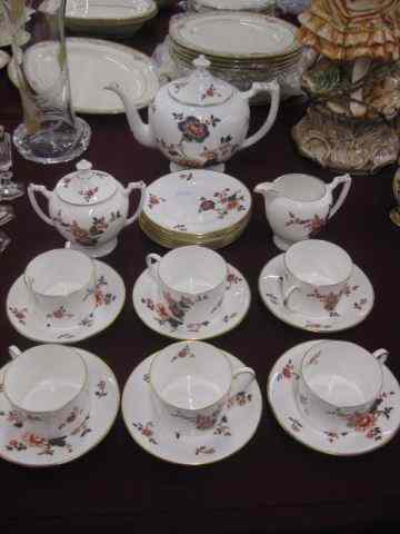 Appraisal: pc Coalport Bone China Dessert Service for with teapot creamer