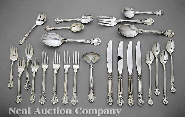 Appraisal: A Set of Gorham Sterling Silver Flatware in the Chantilly