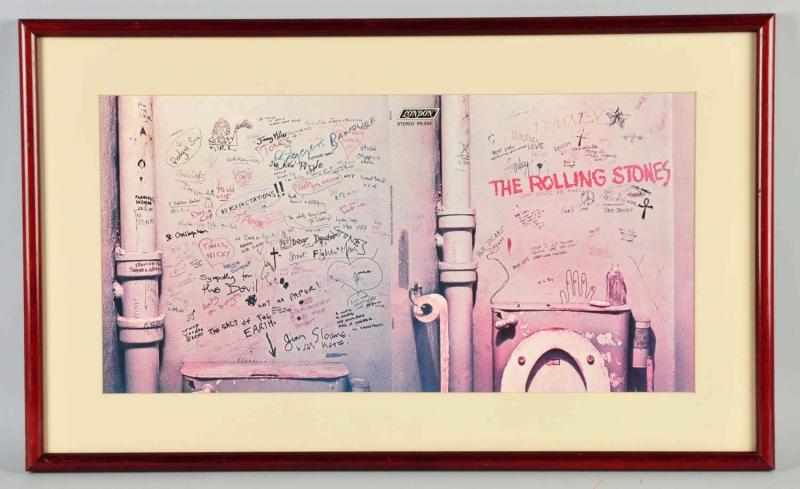 Appraisal: Rolling Stones Beggars Banquet Slick Description Original framed USA London