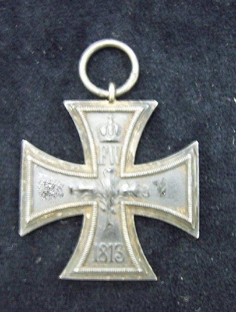 Appraisal: Imperial German Iron Cross nd Class suspension ring maker marked