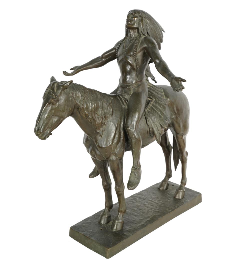 Appraisal: CYRUS EDWIN DALLIN - APPEAL TO THE GREAT SPIRIT bronze