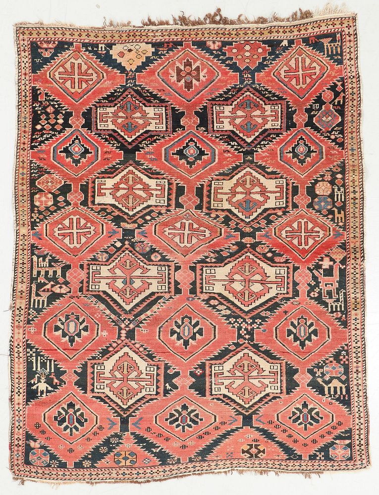 Appraisal: Antique Shirvan Rug Caucasus ' '' x ' '' Antique