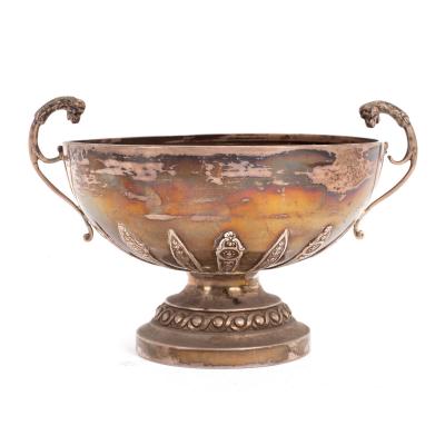 Appraisal: A French silver bowl pseudo th Century marks circa with