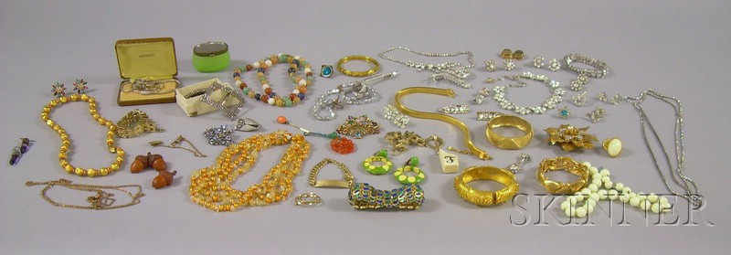 Appraisal: Large Group of Costume Jewelry including signed pieces by Trifari