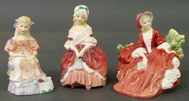 Appraisal: Three Royal Doulton figures Curly Locks Peggy Lydia each approx