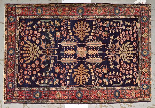 Appraisal: A Sarouk carpet Central Persia late th century size approximately