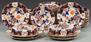 Appraisal: Mason's Ironstone Imari pattern pcs Large set of Mason's Imari