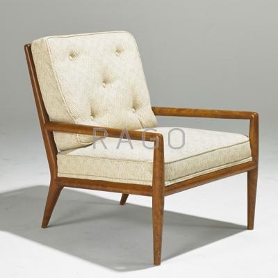 Appraisal: T H ROBSJOHN GIBBINGS WIDDICOMB Lounge chair Grand Rapids MI